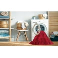 thumbnail image 2 of Ahgly Company Machine Washable Indoor Rectangle Industrial Modern Raspberry Purple Area Rugs, 7' x 9', 2 of 7