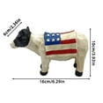 WANGJIAOID Large Yard Statues Independence Day Farm Patriotic Statue Decorate Your Desktop With