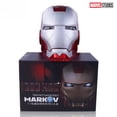 thumbnail image 3 of Casco de cosplay de Iron Man 1:1 de 60 cm con luz LED de Los Vengadores de Marvel, figura de acción de Iron Man, modelo de juguete para niños y adultos, regalo de Navidad, 3 of 5