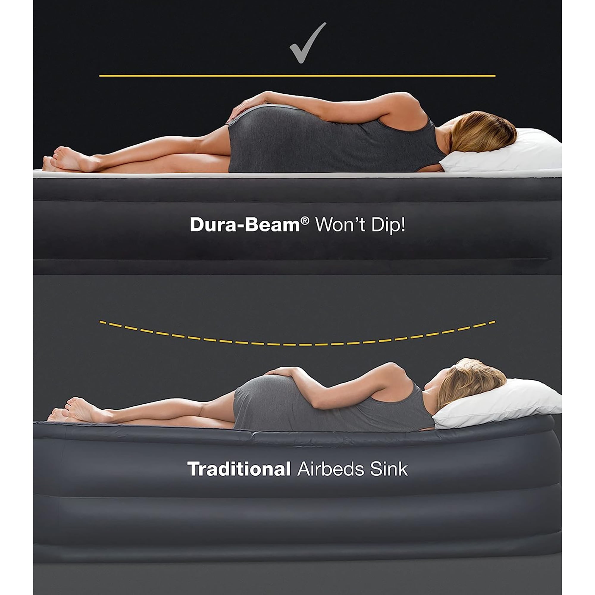 Intex 10" Queen Standard Dura-Beam Airbed Mattress - Pump Not Included