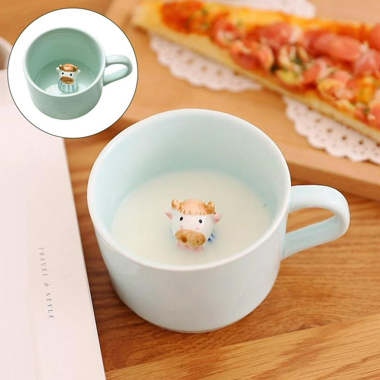 3d Coffee Mug Cute Handmade Animal Figurine Ceramics Teacup,christm