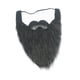 thumbnail image 1 of Suministros para fiestas de disfraces de bigote, barba postiza larga, accesorio facial para adultos y niños. Negro, 1 of 9
