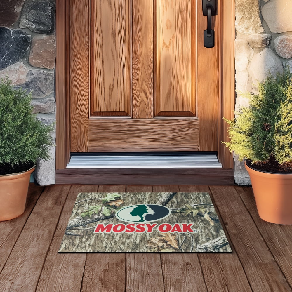 Mossy Oak Country Roots Indoor/Outdoor Non-Slip Waterproof Doormat, 18 in x 30 in