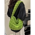 thumbnail image 2 of Kukuzhu Puffer Tote Bag Women Quilted Large Shoulder Bags Puffy Bubble Hobo Pleated Purse Nylon Padding Cloud Crossbody Bag 2023, 2 of 6