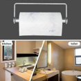 thumbnail image 3 of Kitchen Roll Holder No Drilling, Kitchen Paper Holder Wall Mounted Paper Roll Holder Storage Organizer - Aluminum Material (Kitchen Roll Holder 1), 3 of 5