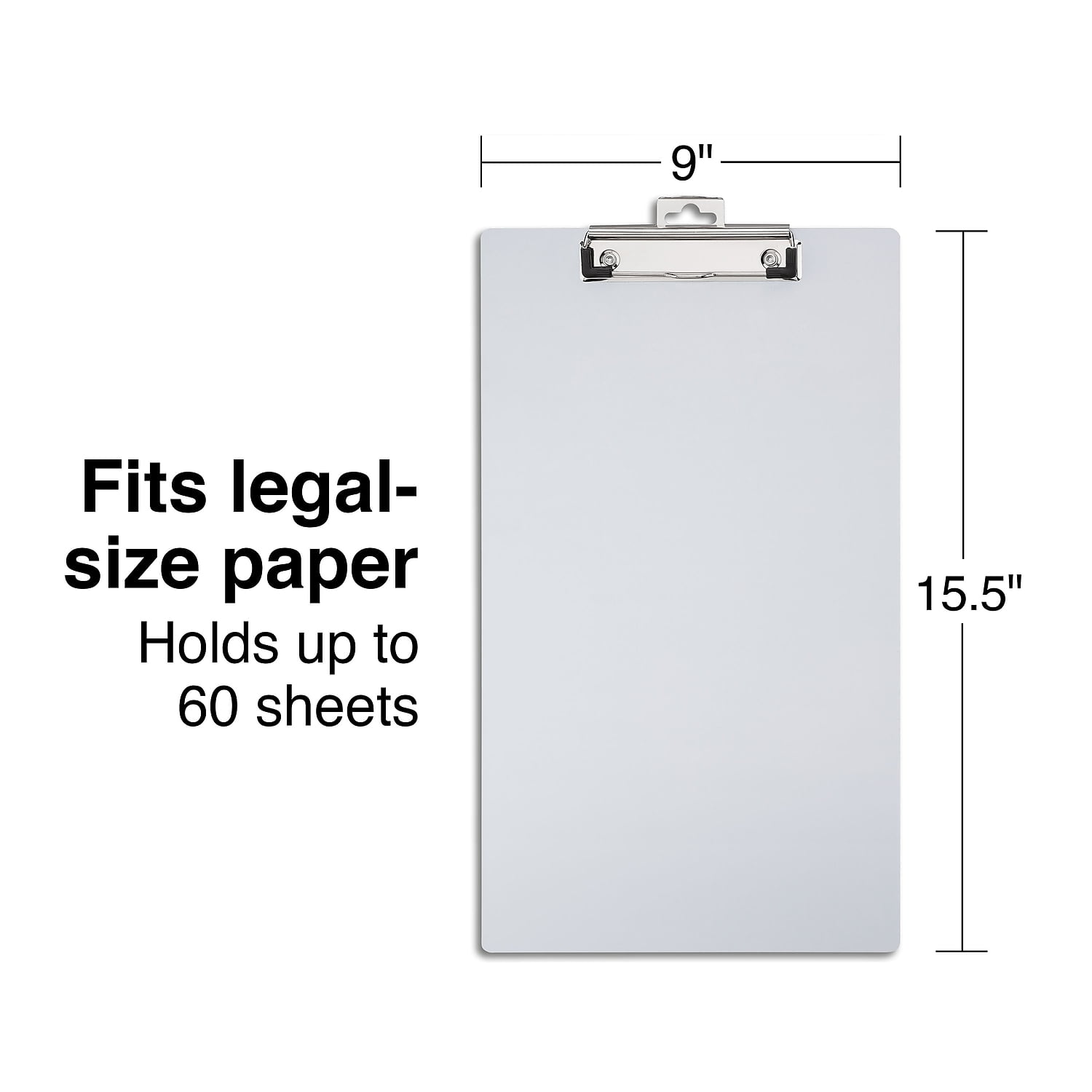 Plastic Legal Size Clipboard With Storage Dandk Organizer