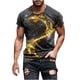 thumbnail image 2 of Tops para hombre, blusas y camisas de manga corta con cuello redondo para hombre, jersey informal de moda con estampado de cuello redondo para hombre, pantalones cortos deportivos para fitness, blusa, 2 of 5