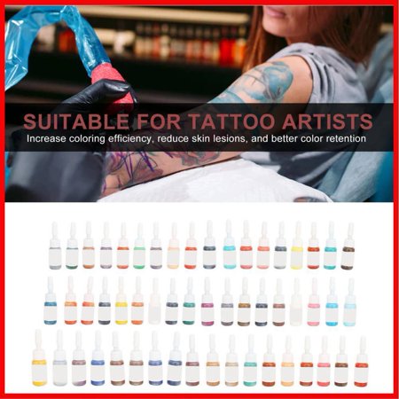 5ml Professional Ink Eternal Tattoo Permanent Set 54Pcs Bottles Set