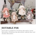 thumbnail image 3 of Ounissouiy Colgantes de Navidad Soft Samll Fleece Doll Lovely Christmas Tree Decorations Juguetes de peluche ligeros Adornos de Niños Kits de decoración para fiestas Rosado, 3 of 6