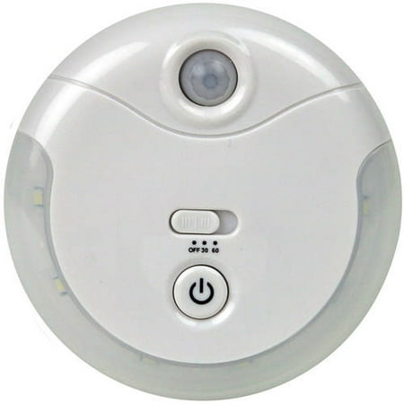 Dorcy 41-1070 3-AA Battery Operated Indoor Motion Sensing LED Stair Light, White