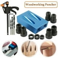 thumbnail image 2 of Willkey 15pcs Pocket Hole Screw 15 Degrees Jig Dowel Drill Joinery Kit Carpenters Woodwork Guides Joint Angle Locator Tool, 2 of 11
