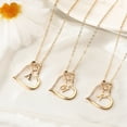 thumbnail image 3 of Tingn Heart Initial Necklaces for Women Dainty Heart Letter Pendant Necklace for Women, 3 of 6