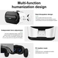 thumbnail image 4 of VR Headset for Phone, 3D Glasses Virtual Reality Headset with Bluetooth Headphone, VR Glasses for TV,Movies&Video Games with Adjustable Pupil Distance VR Goggles for iPhone/Android,White,FCC Approved, 4 of 7