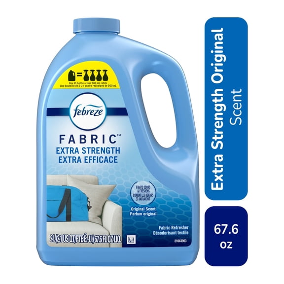Febreze Odor-Fighting Fabric Refresher Extra Strength Original Refill 67.6 fl oz - Pack of 1