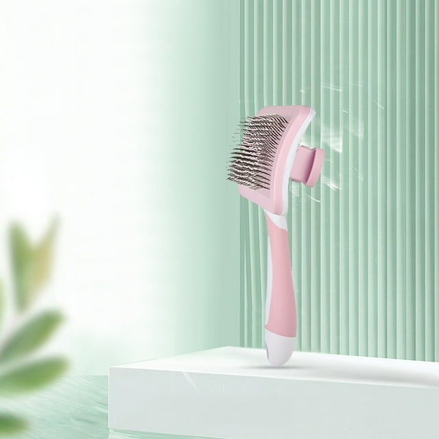 LSLJS Pet Grooming Brush Double Sided Shedding and Dematting Undercoat Rake Comb for Dogs and Cats Extra Wide Dog Grooming Brush Dog Shedding Brush, Cat Grooming Brush