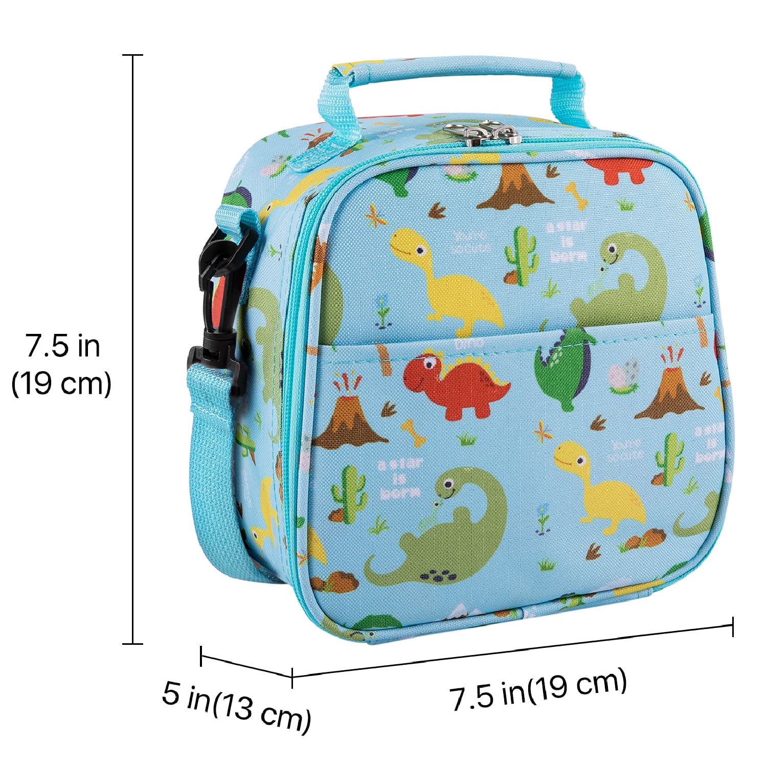 Kids Insulated Lunch Bag for Girls and Boys, Toddler Lunch Box School Kids Lunch  Bag Bento Box Daycare Lunch Box Picnic Cooler Tote Bag Easy Clean Fabric 