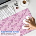 thumbnail image 4 of Long Mouse Pads for Desk,Pink Breast Cancer Desk Mats on Top Of Desks, Desk Mouse Pad Extra Large with 3mm Non-Slip Base and Stitched Edge for Gaming,Office,Work,Home 31.5x15.7in, 4 of 5