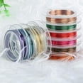 thumbnail image 4 of Naler 10 Rolls Copper Wire,0.3mm 10 Colors Bare Copper Wire Beading Thread Cord for DIY Art & Craft,Jewellery Making,32.8 ft/Roll, 4 of 6