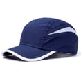 thumbnail image 5 of Two-Tone Quick-Dry Baseball Cap, Adjustable Outdoor Sun Hat for Sports Running, Hiking, and Cycling, Breathable Unisex Sport Hat for Men and Women Navy, 5 of 5