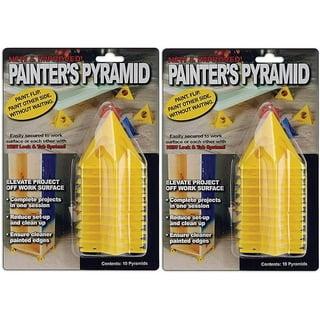  FDKJEJC Painters Pyramid Stands, 20pcs Paint Triangle Stands, Paint  Stands for Painting, Mini Cone Paint Stands for Cabinet , Canvas and Door  Risers Support : Tools & Home Improvement
