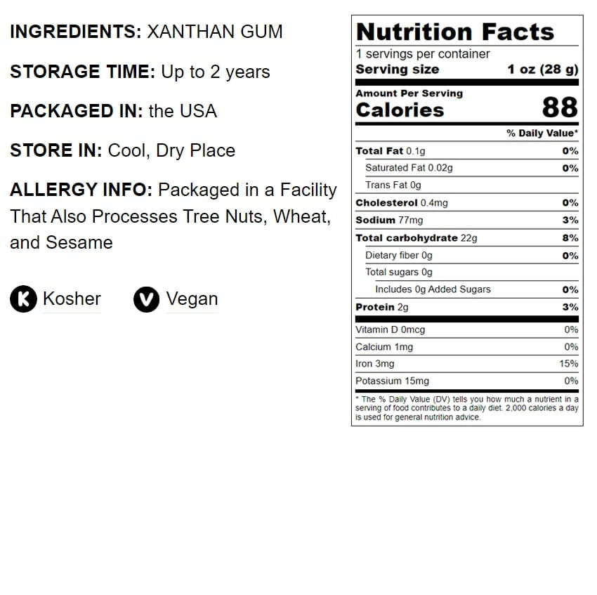 Xanthan Gum, 6 Pounds — Vegan, Kosher — by Food to Live