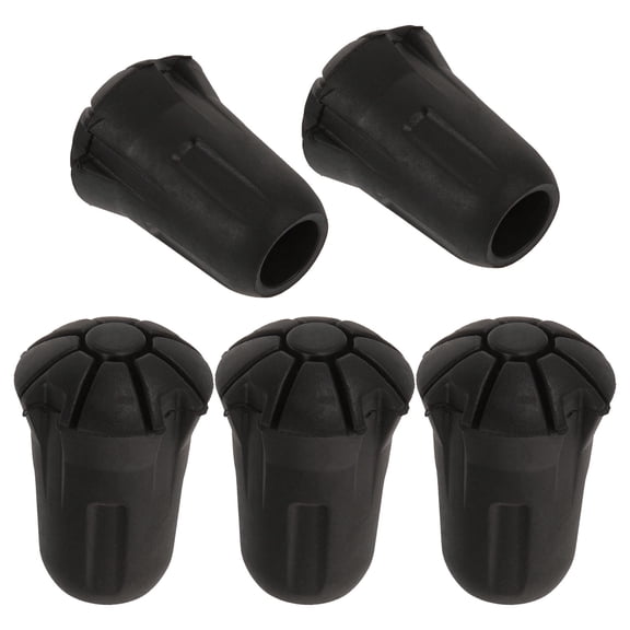 OFFIGAM 5-Pack Walking Cane Tips Plastic Wear-Resistant Replacement Tips for Women Outdoor