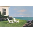 thumbnail image 2 of Seslar, Lin 14x10 White Modern Wood Framed Museum Art Print Titled - Summer Breezes, 2 of 4