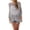 Gray, variant on SELONE Women White Bathing Suit Cover up Knitted Crochet Cardigans Long Sleeve Cutout Swimwear Short Clothes L