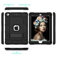 thumbnail image 3 of iPad 6th Generation Cases, iPad 2018 Case, iPad 9.7 Inch Case,Hybrid Shockproof Rugged Drop Protection Cover Built with Kickstand with PET Screen Protector For iPad 9.7 inch A1893/A1954/A1822/A1823, 3 of 7