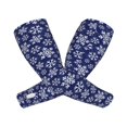 thumbnail image 1 of Fotbe Snowflakes On Dark Blue Mangas para Brazos con Protección Solar UV- Cubrebrazos para Tatuajes – Mangas Deportivas Refrigerantes UPF 50 para Hombre y Mujer, 1 of 7