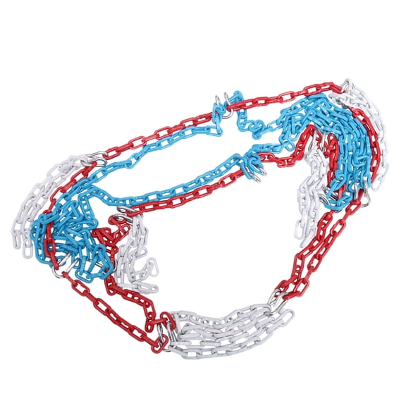 BESTOYARD Metal Basketball Net Manganese Steel Chain Galvanized Heavy Duty for Outdoor and Indoor Hoops