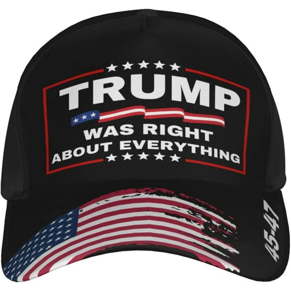 Was Right About Everything Baseball Cap Classic Adjustable Hat Trucker Hat for Men Women