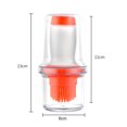 thumbnail image 4 of Cepillo De Almacenamiento Portátil Prensa Portátil Botella De Aceite De Silicona Cepillo Cubierta De Almacenamiento Herramienta Para Hornear (Naranja), 4 of 4