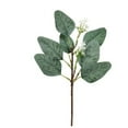 thumbnail image 2 of BNNG 1PC Artificial Oval Euca Lyptus Leaves Branches For Wedding Holiday Decoration Lifelike Artificial Flower Hair Accessories faux Flower Bouquet For Home Decor, 2 of 7