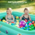 thumbnail image 2 of Inflatable Pool, 6.9 x 5 x 1.8 ft Family Swimming Pools for Kids, Toddlers, Infant, Adult, Rectangular, Thickened, 2 of 8