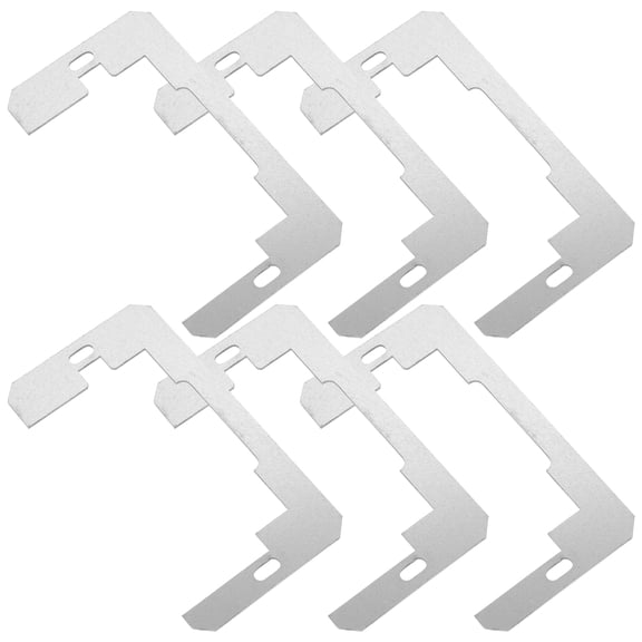 Wall Plate Spacer for Outlet Silver Iron 10Pcs Leveling Plates for Electrical Box Switch