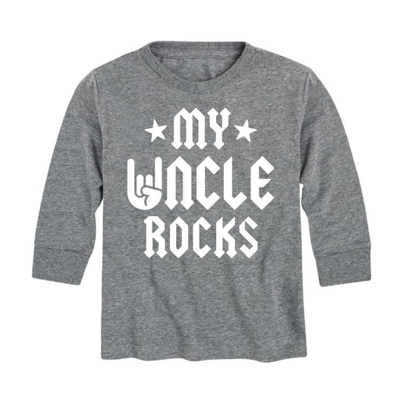 Instant Message - My Uncle Rocks - Toddler And Youth Long Sleeve Graphic T-Shirt