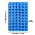 thumbnail image 3 of Star Silicone Tray, Ice Cube Form, 5.71X8.54X0.47" Bar Freezing Tray, Beverage Making Form, Chocolate Casting Tray, Easy Demold Bake Tray, Reusable Bar Accessory, for Candy, Home Bar DIY Making, 3 of 4