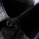 thumbnail image 5 of Ceisia Men's Black & White Plaid Long Sleeve Button-Down Shirt with Chest Pocket Black XL Gifts, 5 of 7