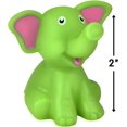 Rhode Island Novelty 2 Inch Rubber Water Squirting Elephants, One Dozen