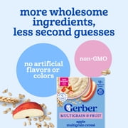 Gerber Toddler Cereal, Apple Multigrain Cereal, Multigrain & Fruit, Toddler Food 8 oz