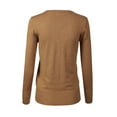 thumbnail image 4 of Made by Olivia Women's Classic Button Down Long Sleeve V-Neck Soft Knit Sweater Cardigan, 4 of 7