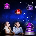 thumbnail image 4 of Luz nocturna con bola de cristal 3D, lámpara de mesa con luz LED de anime, cambio de 7 colores para lámpara de decoración de habitación, regalos de Navidad e ideas de regalos de cumpleaños para n, 4 of 5