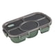 thumbnail image 5 of Fiambrera portátil Soledad caja Bento compartimento múltiple Contenedor de comida para Picnic Verde Sin Tazón 28,5 cm x 19,6 cm x 6,5 cm, 5 of 10