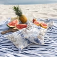 thumbnail image 5 of Outdoor Pillow Cover Abstract Coastal Starfish Coral Set of 2 Waterproof Throw Pillowcases Vintage Style Decorative Patio Furniture Pillows for Couch Garden Indoor & Outdoor Use, 5 of 9