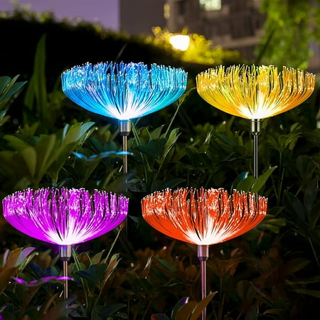 

Solar Garden Lights 7 Color Changing Solar Lights Outdoor Decorative IP65 Waterproof Garden Lights Solar Powered