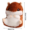 thumbnail image 2 of Dvkptbk Cute Plush Hamster Throw Pillow ,Cartoon Stuffed Animal Toys, 2 of 3
