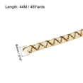 thumbnail image 2 of Uxcell 48 Yards Mesh Tube 3/16 Inch Decor Tubing Flex for Wreath,DIY Craft Yellow Gold, 2 of 7