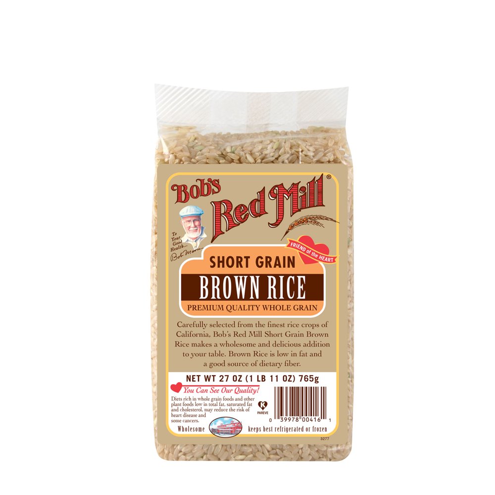 Bobs Red Mill Short Grain Brown Rice, 27 Oz