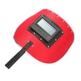 thumbnail image 4 of Máscara de soldadura con pantalla de mano, equipo protector, cómodo equipo de protección resistente al calor con protector facial de lente de vidrio, 4 of 8